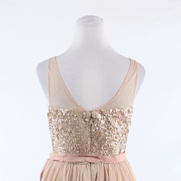 June & Ivy orange A-line dress S - Picture 8 of 8